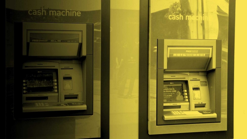 Cash machine yellow 308 176